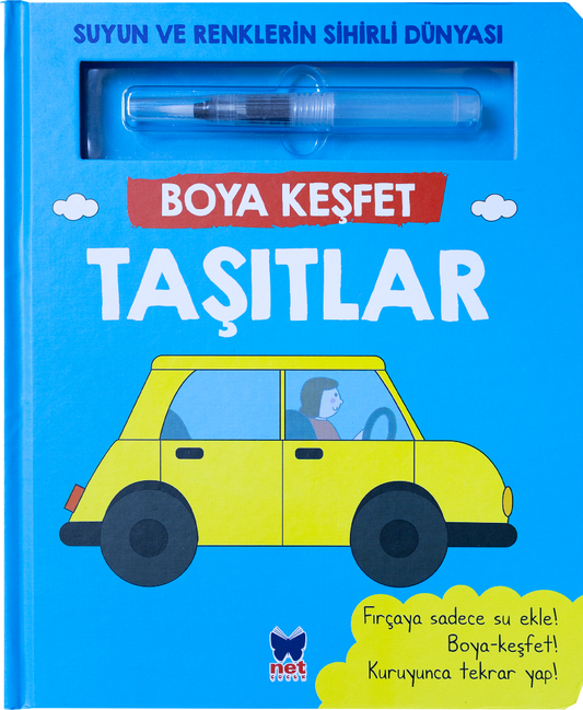 Boya Keşfet-Taşıtlar - Net Çocuk Yayınları Kitap