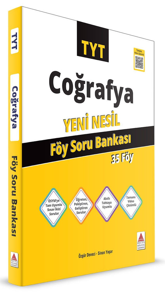TYT Coğrafya Föy Soru Bankası - Delta Kültür Yayınevi Kitap
