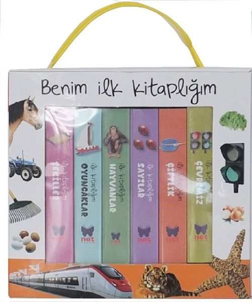 Benim İlk Kitaplığım Turuncu-6 Kitap - Net Çocuk Yayınları Kitap