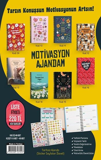 Motivasyon Ajandam (Ciltli) - Nesil Yayınları Kitap