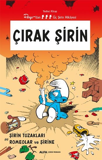 Çırak Şirin - Yedinci Kitap Peyo’dan Üç  Şirin Hikayesi - Alfa Yayınları Kitap
