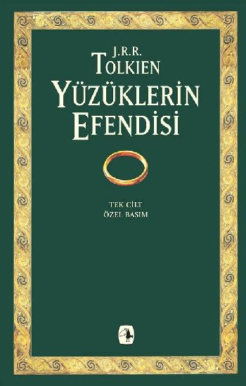 Yüzüklerin Efendisi - Tek Cilt Özel Basım J. R. R. Tolkien Türkçe kitap kapağı