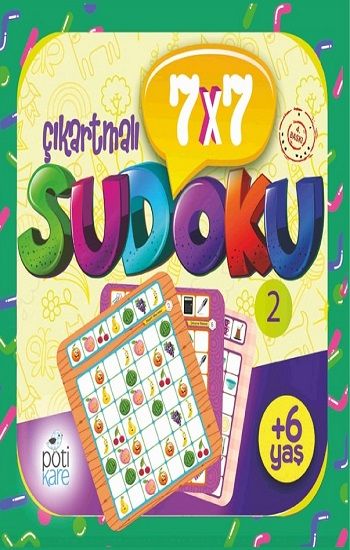 7 X 7 Sudoku – 2 (6 Yaş +) - Pötikare Yayıncılık Kitap