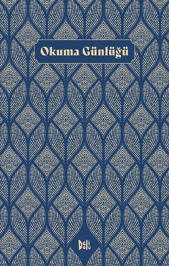 Okuma Günlüğü - Motifli - Lacivert (Ciltli) - Delidolu Kitap