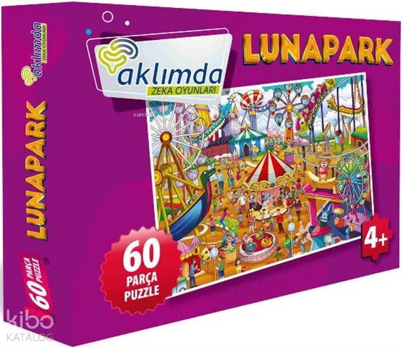 60 Parça Puzzle - Lunapark - Aklımda Zeka Oyunları Kitap