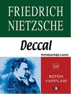Deccal Friedrich Wilhelm Nietzsche Türkçe kitap kapağı