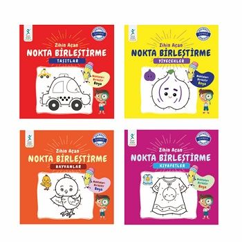 Zihin Açan Nokta Birleştirme Set - Çocuk Gelişimi Yayınları Kitap