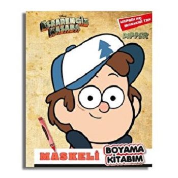DİSNEY- ESRARENGİZ KASABA MASKELİ BOYAMA KİTABI - DIPPER - Beta Kids Kitap