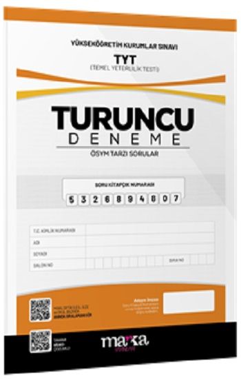 2025 TYT Yeni Nesil Turuncu Deneme Tamamı Video Çözümlü - Marka Yayınları Kitap