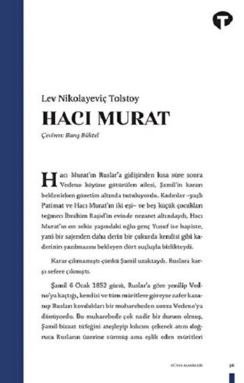 Hacı Murat - Turkuvaz Kitap Kitap