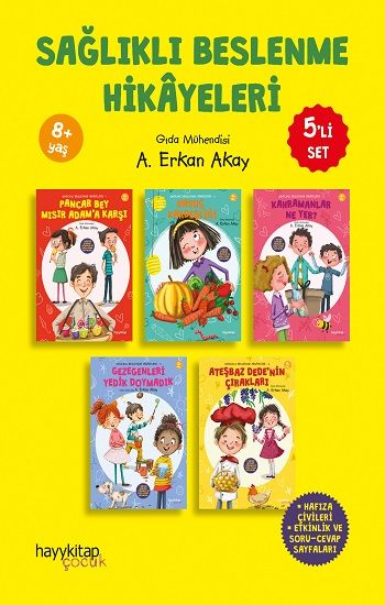 Sağlıklı Beslenme Hikayeleri (5'li Set) - Hayykitap Kitap