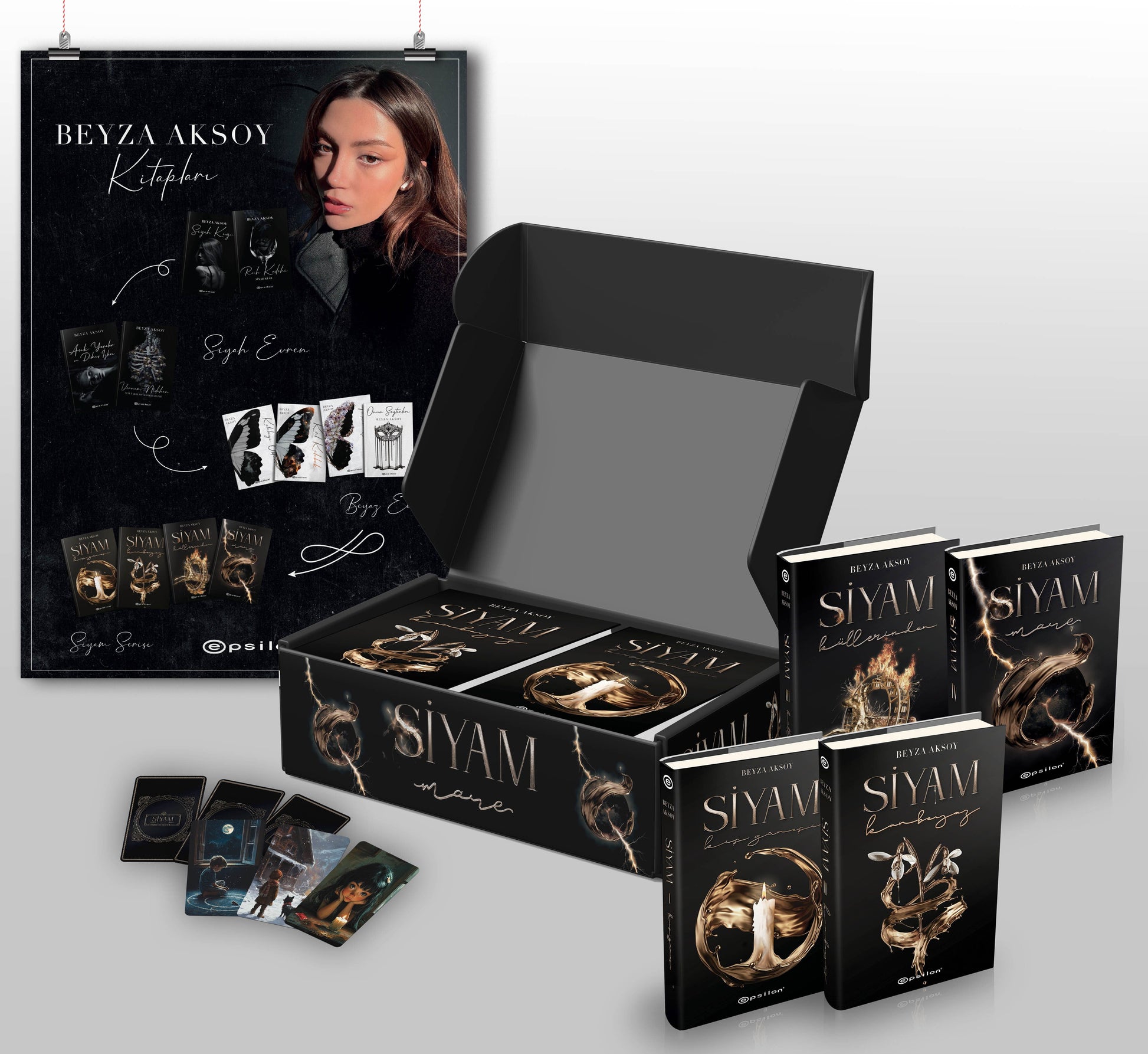 Siyam Serisi 4 Kitap Set (Ciltli) - Epsilon Yayınları Kitap
