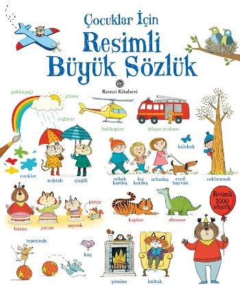 Çocuklar İçin Resimli Büyük Sözlük (Resimli 1000 Sözcük) - Remzi Kitabevi Kitap