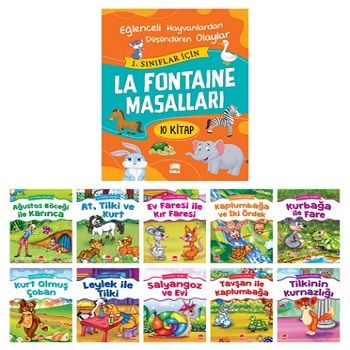 La Fontaine Masalları (10 Kitap) - Ema Kitap Kitap