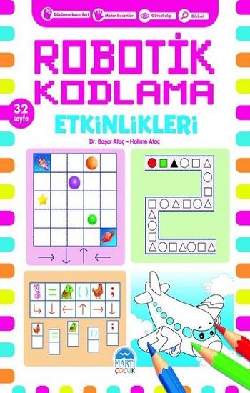 Robotik Kodlama Etkinlikleri 15 - Martı Çocuk Yayınları Kitap