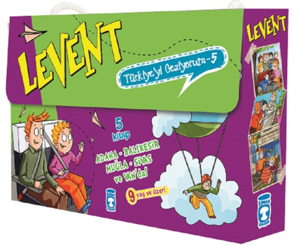 Levent Türkiye'yi Geziyorum - 5 (5 Kitap Takım) - Timaş Çocuk Kitap