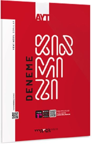 AYT Kırmızı Deneme Yeni Nesil Tamamı Video Çözümlü - Marka Yayınları Kitap