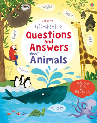 Lift-The-Flap Questions and Answer About Animals - Usborne Publishing Kitap