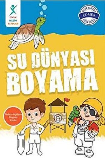 Su Dünyası Boyama - Çocuk Gelişimi Yayınları Kitap