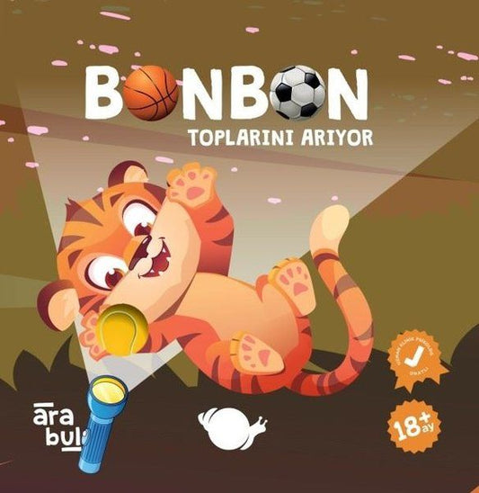 Bonbon Toplarını Arıyor - Fenerli Ara Bul Kitabı 18 + Ay - Çikolata Yayınevi Kitap