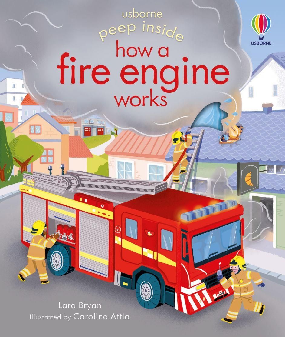 Peep Inside: How a Fire Engine works - Usborne Publishing Kitap