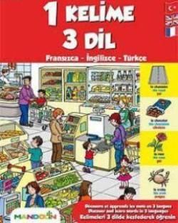 1 Kelime 3 Dil - Mandolin Yayınları Kitap