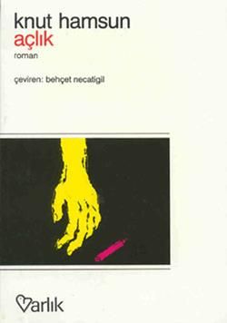 Açlık Knut Hamsun Türkçe kitap kapağı