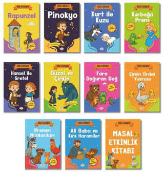 Bir Varmış Seti (10 Kitap +1 Aktivite Takım) - Dokuz Yayınları Kitap