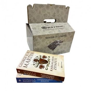 Game Of Thrones Taht Oyunları 9 Kitap Set Özel Kutulu - Epsilon Yayınları Kitap