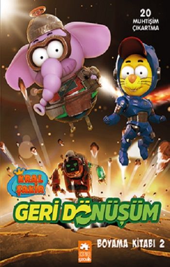 Kral Şakir Geridönüşüm Boyama Kitabı 2 - Eksik Parça Yayınları Kitap