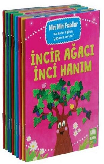 Mini Mini Fabllar Karakter Geliştiren Masallar-10 Kitap Takım - Ema Kitap Kitap