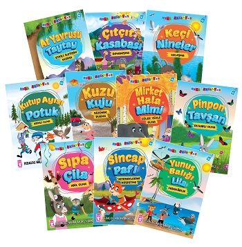 Mini Masallar 5 Set - (10 Kitap) - Timaş Çocuk Kitap