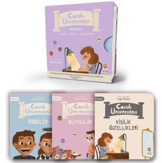 Çocuk Üniversitesi-Psikoloji Set - Sincap Kitap Kitap