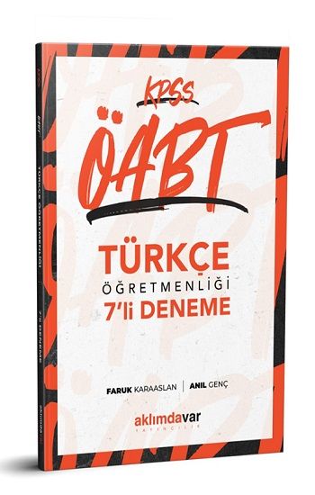 KPSS ÖABT Türkçe Öğretmenliği 7 Deneme - Aklımdavar Yayıncılık (ÖABT) Kitap
