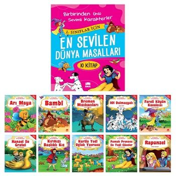 En Sevilen Dünya Masalları (10 Kitap) - Ema Kitap Kitap