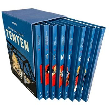 Tenten'in Maceraları Sekiz Kitap Birarada (Ciltli-Kutulu) - Alfa Yayınları Kitap