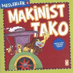 Meslekler - Makinist Tako - Kolektif, Bilmece - Bulmaca Türkçe kitap kapağı