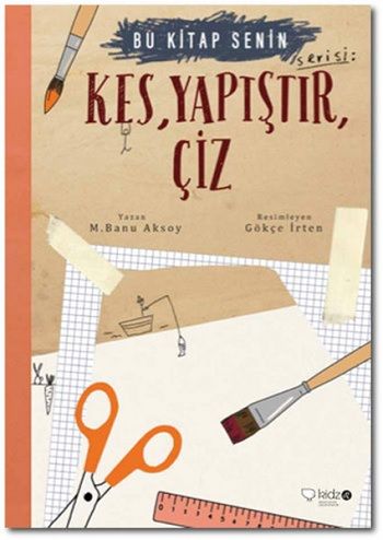 Kes Yapıştır Çiz - Redhouse Kidz Yayınları Kitap