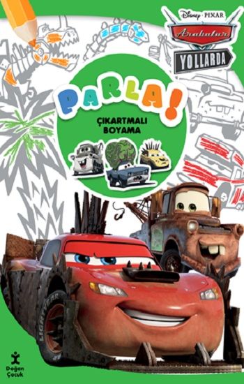 Disney Arabalar Parla Çıkartmalı Boyama Kitabı - Doğan Çocuk Kitap