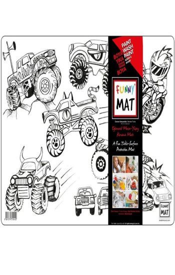 Funny Mat - Canavar Kamyonetler - Akademi Çocuk - Funny Mat Kitap
