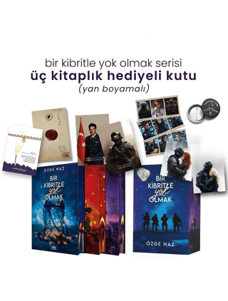 Bir Kibritle Yok Olmak Serisi - Üç Kitaplık Yan Boyamalı Hediyeli Kutu (Ciltli) - Guardian Kitap