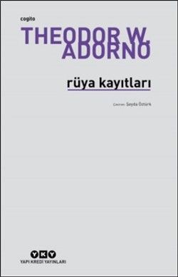 Rüya Kayıtları - Theodor W. Adorno, Alman Edebiyatı Türkçe kitap kapağı