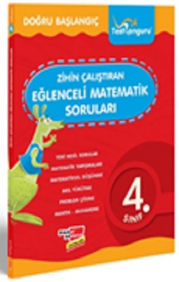 4. Sınıf Zihin Çalıştıran Eğlenceli Kanguru Matematik - Dikkat Atölyesi Yayınları Kitap