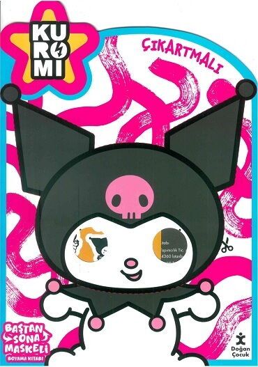 Kuromi - Baştan Sona Maskeli Boyama Kitabı - Doğan Çocuk Kitap