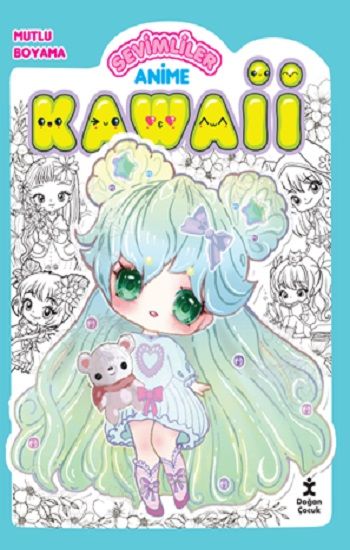 Kawaii Anime Mutlu Boyama 2 -Yeşil - Doğan Çocuk Kitap