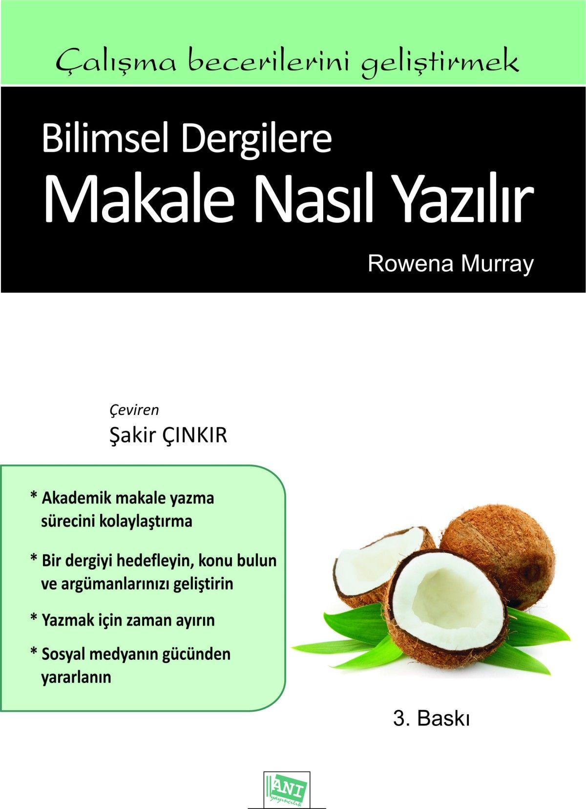Bilimsel Dergilere Makale Nasıl Yazılır - Anı Yayıncılık Kitap