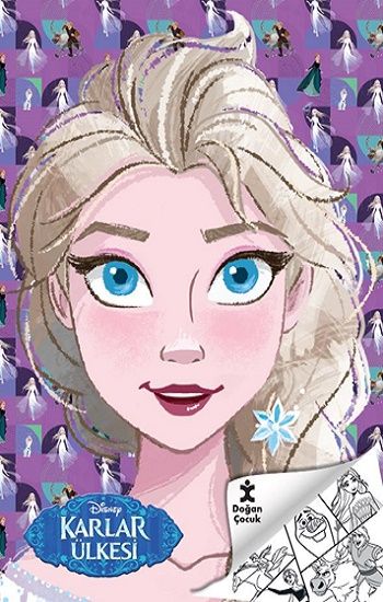 Disney Karlar Ülkesi Kraliçe Elsa Boyama Kitabı - Doğan Çocuk Kitap