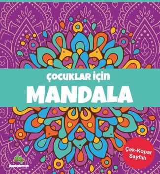 Çocuklar İçin Mandala - Mor - Bookalemun Yayınevi Kitap