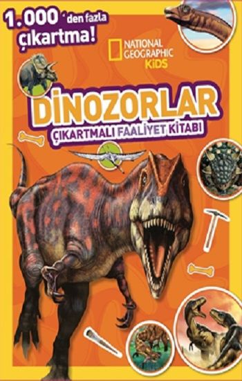 National Geographic Kids Dinozorlar Çıkartmalı Faaliyet Kitabı - Beta Kids Kitap