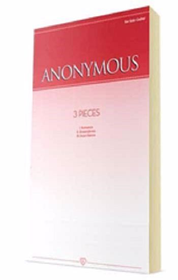 Anonymous -3 Pieces - Sevda Cenap And Müzik Vakfı Yayınları Kitap
